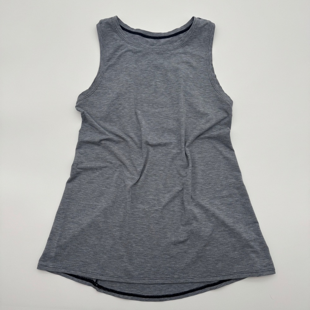 Patagonia Womens Blue Gray Heathered Tank Top Sleeveless Performance Shirt S